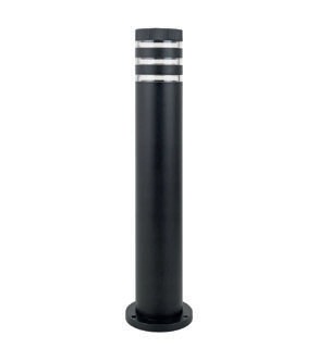 Bolardo 1L E27 Red. Aluminio Negro (D800Mm) Ip65