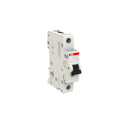 Breaker Riel DIN 1F S201-C25 - 25A - 10kA, ABB