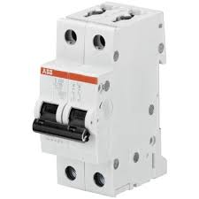 Breaker Riel DIN 2F S202-C16 - 16A - 10kA, ABB