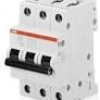 Breaker Riel DIN 3F S203-C40 - 40A - 10kA, ABB