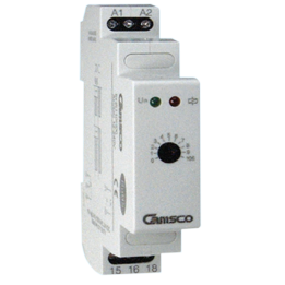 Timer On-Delay Csc 1/S10S/1M/10M 12-240V Ac/Dc Riel Camsco