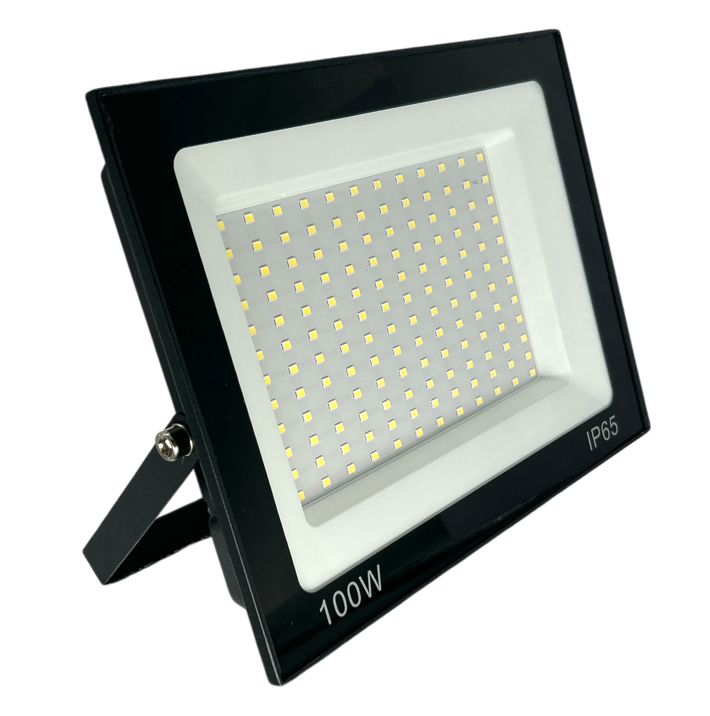 Reflector Plano Negro 100w 6k 100-265v (218x165)mm