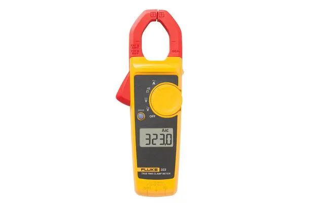 Pinza Amperimétrica 323, 0-600V AC/DC, 0 a 400A AC 0 a 4kOhm,FLUKE