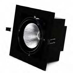 [010015 | AR111-1BK] O.B. Kardan Emp. 1L E27 Par30 Aluminio Negro (190X170X190Mm)