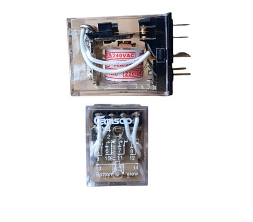 [080116 | MY-4-220VAC] Relay 14 Pines Planos 4Pos. 3A 220Vac Camsco