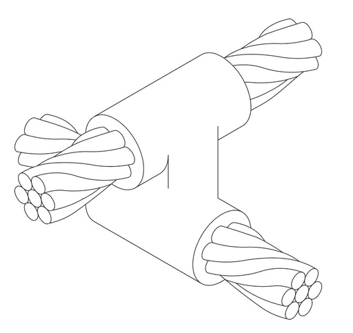 [100331 | CC11 #1/0] Molde Tipo Cc11 Cable #1/0 (50Mm)