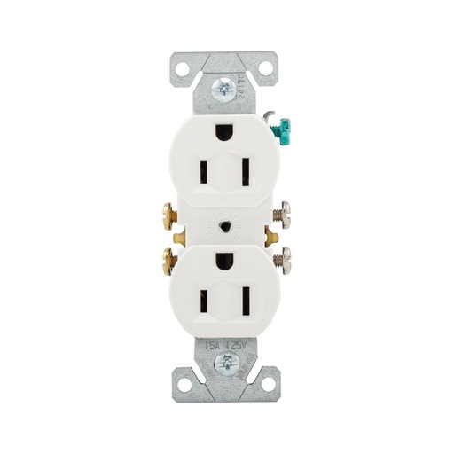 [170018 | 270W] Toma Doble Pol. 125V Bl #270W Cooper-Eaton