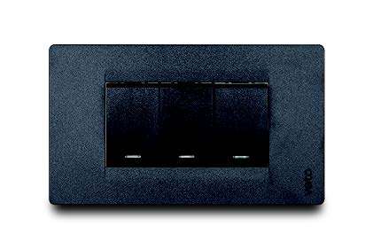 [174212 | PRE30234] Interruptor Triple Negro Premium