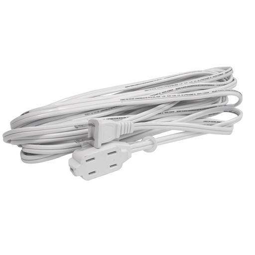 [470090 | 36014400] Extension Blanca 2X16 3M Incable