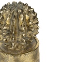 Figura De Resina De Suculenta Dorada