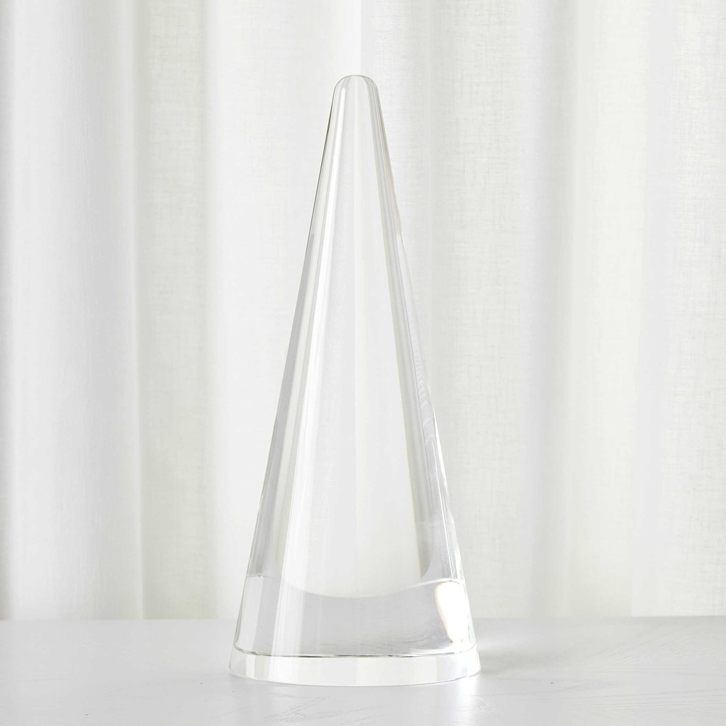 Piramide De Cristal Claro Grande