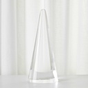 Piramide De Cristal Claro Grande