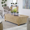 Mesa Rectangular De Fibra Natural Beige