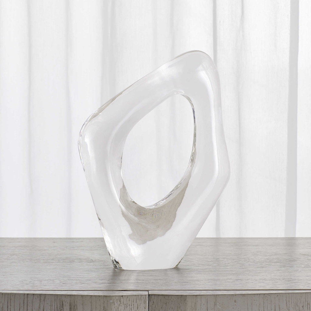 Figura De Cristal Claro Geometrica