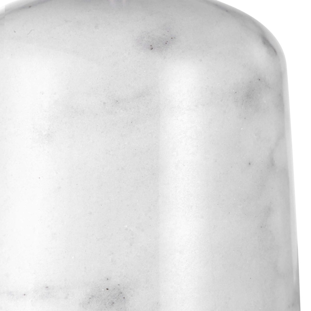 LAMPARA DE MESA DE CERAMICA BLANCA