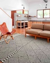 ALFOMBRA SAWYER (2.23X2.89)M NEGRA/BEIGE