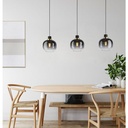 LAMP. COLG. 3L E27 OILELLA VIDRIO GRIS (1100X950MM)