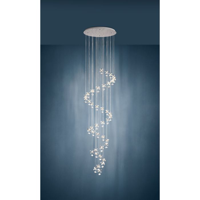 LAMP. COLG. LED PIANOPOLI PETALOS LED LUZ 3K (3340X780MM)
