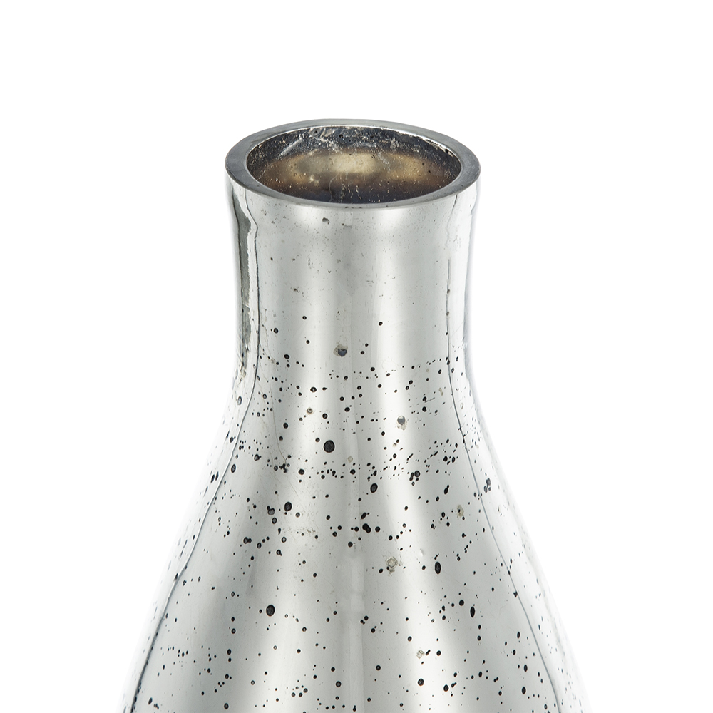 BOTELLA DE VIDRIO MERCURIZADO SILVER GRANDE