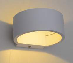 Aplique Pared Led Cob Ext. Redondo 1X5W 3K