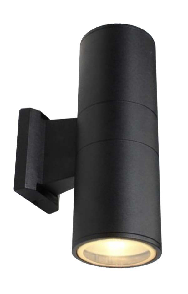 Aplique Pared 2L E27 Bid. Ext. Red. Negro (300X110Mm) Ip54