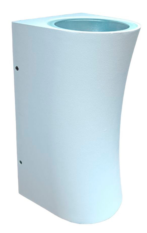Aplique Pared Led Ext Cilindro 12W 3K 20Cm Blanco