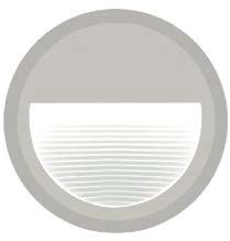 Aplique Pared Sob. 2W 3K Redondo 12.5X3Cm Blanco