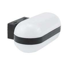 Aplique Pared Ext Led Bid. 10W 6K Negro+Blanco 16X10Cm Ip65