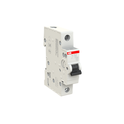 Breaker Riel DIN 1F SH201-C50 - 50A - 6kA, ABB