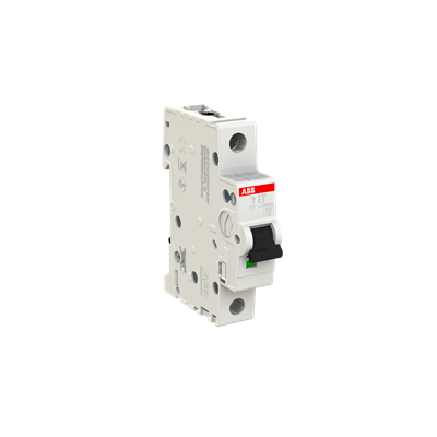 Breaker Riel DIN 1F S201-C2 - 2A - 10kA, ABB