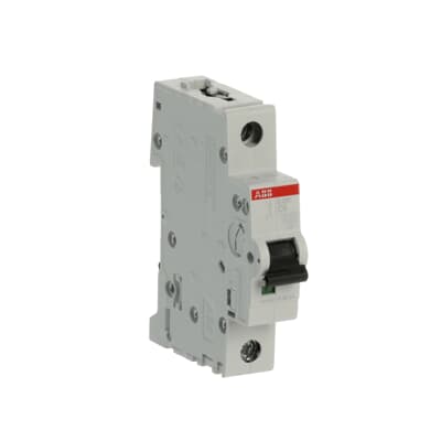 Breaker Riel DIN 1F S201-C6 - 6A - 10kA, ABB
