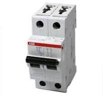 Breaker Riel DIN 2F S202-C25 - 25A - 10kA, ABB
