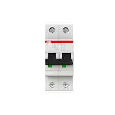 Breaker Riel DIN 2F S202-C32 - 32A - 10kA, ABB