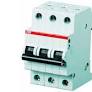 Breaker Riel DIN 3F S203-C10 - 10A - 10kA, ABB