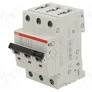 Breaker Riel DIN 3F S203-C20 - 20A - 10kA, ABB