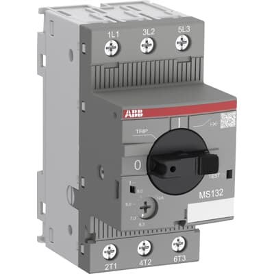 Guardamotor 3F MS132-6.3 - 4…6.3A - 100kA/230Vac - 30kA/440Vac, ABB