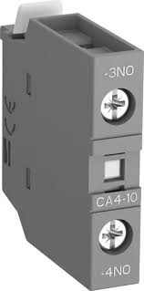 Bloque Contacto Auxiliar Frontal CA4-10 - 1NO p/contactor AF09…AF96, ABB