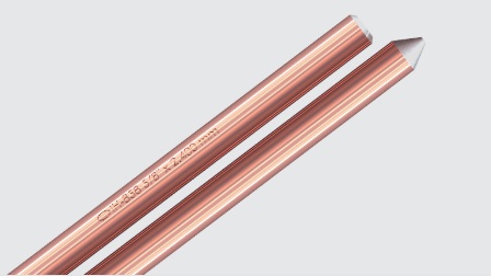 Varilla Cu 1.8M X 5/8 C/Conector Intelli