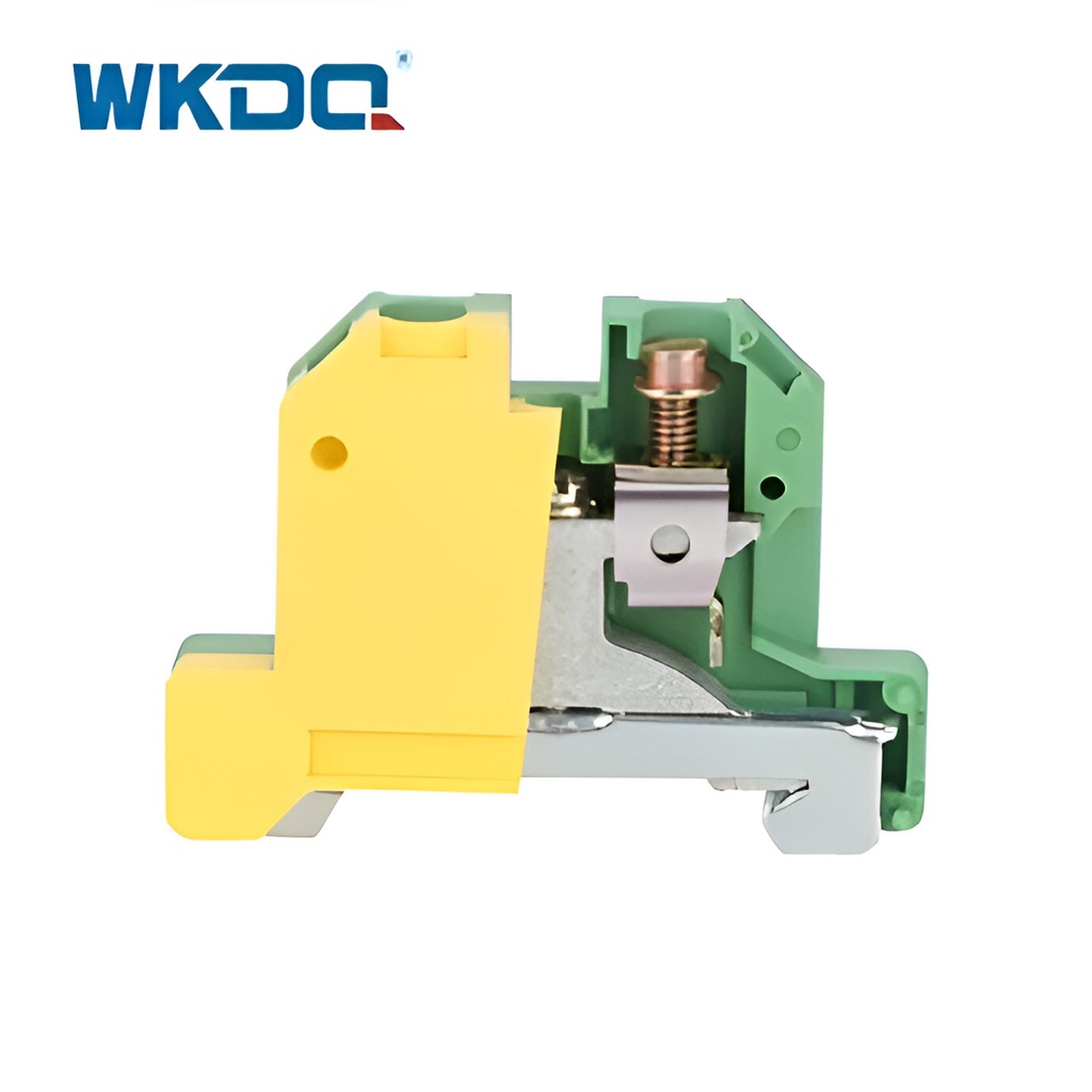 Borne Riel Din 10awg 4mm Conexion a Tierra Wkdo