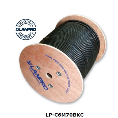 Cable U/Utp 4P Cat6 24Awg Ng Ext. P‑C6M70BKC Lanpro