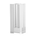 Portaflor De Vidrio Macizo Cuadrado Grande