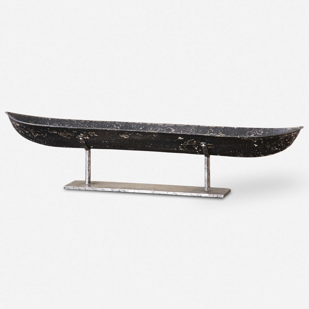 Centro De Mesa Tipo Bote Con Pedestal