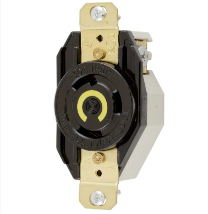 Toma Torsion Ps Emp. 2P+T 125V-30A Legrand