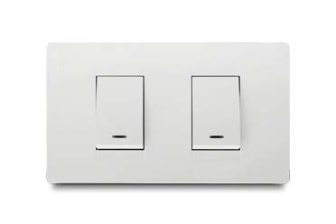 Interruptor Doble Bl. Premium