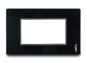 Placa Vidrio C/Bast Negro Premium Stilo