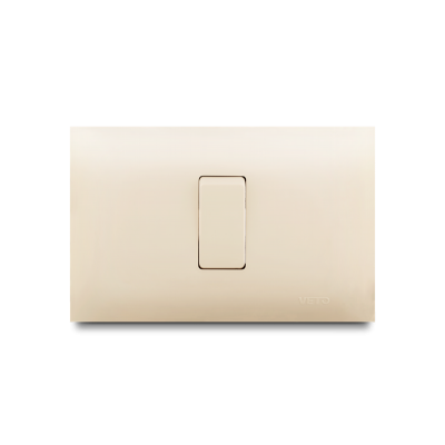 Interrup. Simple S/Luz Marfil Veto Vive