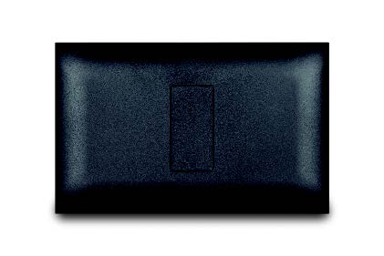 Placa Ciega Con Bastidor Negro Veto Vive