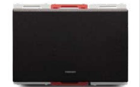 Interruptor 72Mm Negro Veto Plura