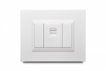 Jack Datos Simple Preensamblado Bl Veto Plura