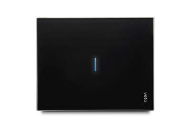 Interruptor Inteligente Simple Wifi Plura Smart Negro